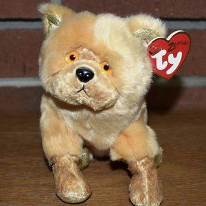 Collectible Ty Zodiac Dog Beanie Baby - Rare and Cosmic! 🌟